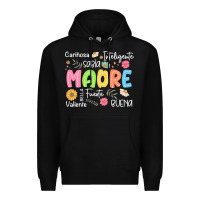 Black madre spanish mothers day Premium Hoodie - JahusDesignShop