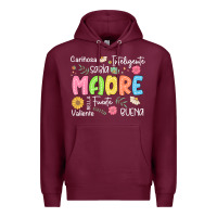 Madre Spanish Mothers Day Premium Hoodie | Teevron