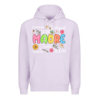 Lilac madre spanish mothers day Premium Hoodie - JahusDesignShop