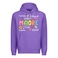 Purple madre spanish mothers day Premium Hoodie - JahusDesignShop