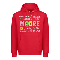 Red madre spanish mothers day Premium Hoodie - JahusDesignShop