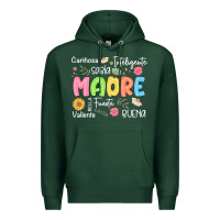 Sports Green madre spanish mothers day Premium Hoodie - JahusDesignShop
