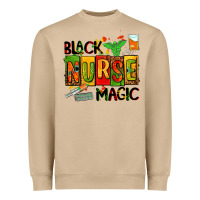 Mushroom black nurse magic Heavyweight Sweatshirt - AdoDesignShop