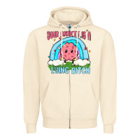 Sandshell your anxıett is a lying bitch malia Zipper Hoodie - MaliasSmallBusiness