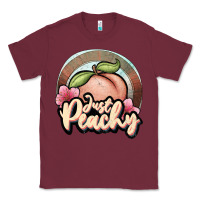 Burgundy just peachy Classic Tee - JahusDesignShop