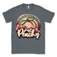 Charcoal Heather just peachy Classic Tee - JahusDesignShop
