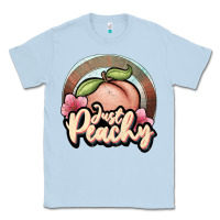 Dusty Blue just peachy Classic Tee - JahusDesignShop