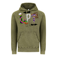 Vintage Olive lpt Vintage Hoodie - CowhideDigitalArt