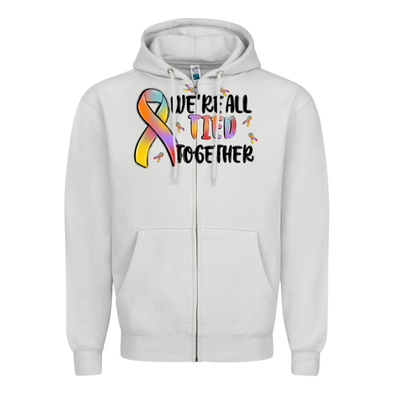 We Are All Tied Together Zipper Hoodie by MaliasSmallBusiness | Teevron