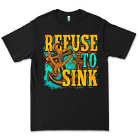 Black refuse to sink western Premium Tee - texasbilliewilder