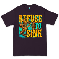 Plum refuse to sink western Premium Tee - texasbilliewilder