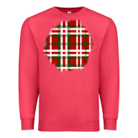 Cardinal Christmas Tartan Patch Premium Sweatshirt - BundleAndBundleShop