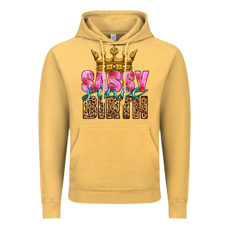 Sassy Since Birth Vintage Hoodie by HRA Design Shop | Teevron