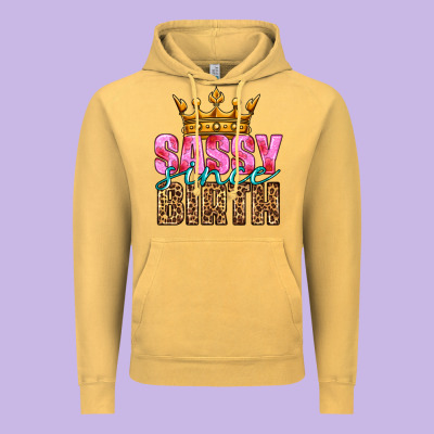 Sassy Since Birth Vintage Hoodie Designed By Hra Design Shop