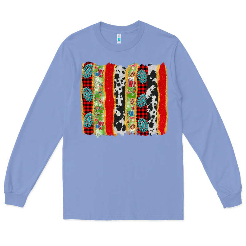 Christmas Brushstroke Long Sleeve Tee by AdoDesignShop | Teevron