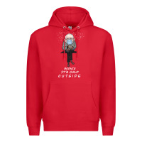Red Bernie it' could outside Premium Hoodie - Bettercallsaul