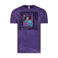 Cloud Purple hair stylist elementary Vintage Tee - AdoDesignShop
