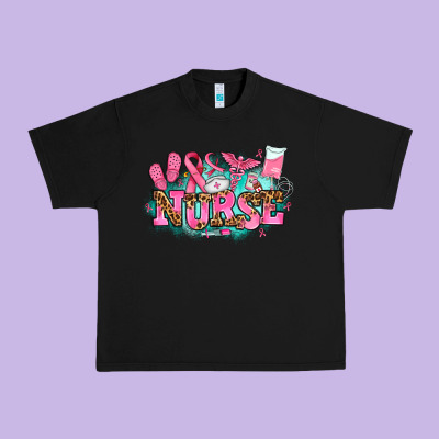 Breast Cancer Nurse Urban Heavy Tee Designed By Adodesignshop