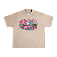 French Oak breast cancer nurse Urban Heavy Tee - AdoDesignShop