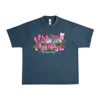 Midnight Navy breast cancer nurse Urban Heavy Tee - AdoDesignShop