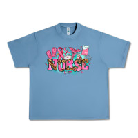 Pebble Blue breast cancer nurse Urban Heavy Tee - AdoDesignShop