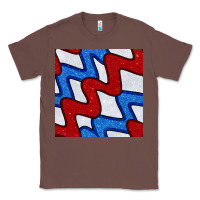 Chestnut Glitter 4th Of July Seamless Pattern Classic Tee - BundleAndBundleShop
