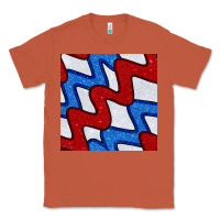 Copper Glitter 4th Of July Seamless Pattern Classic Tee - BundleAndBundleShop