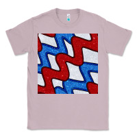 Lilac Glitter 4th Of July Seamless Pattern Classic Tee - BundleAndBundleShop