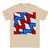 Mushroom Glitter 4th Of July Seamless Pattern Classic Tee - BundleAndBundleShop