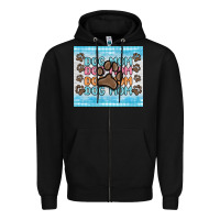 Black dog mom Zipper Hoodie - MaliasSmallBusiness