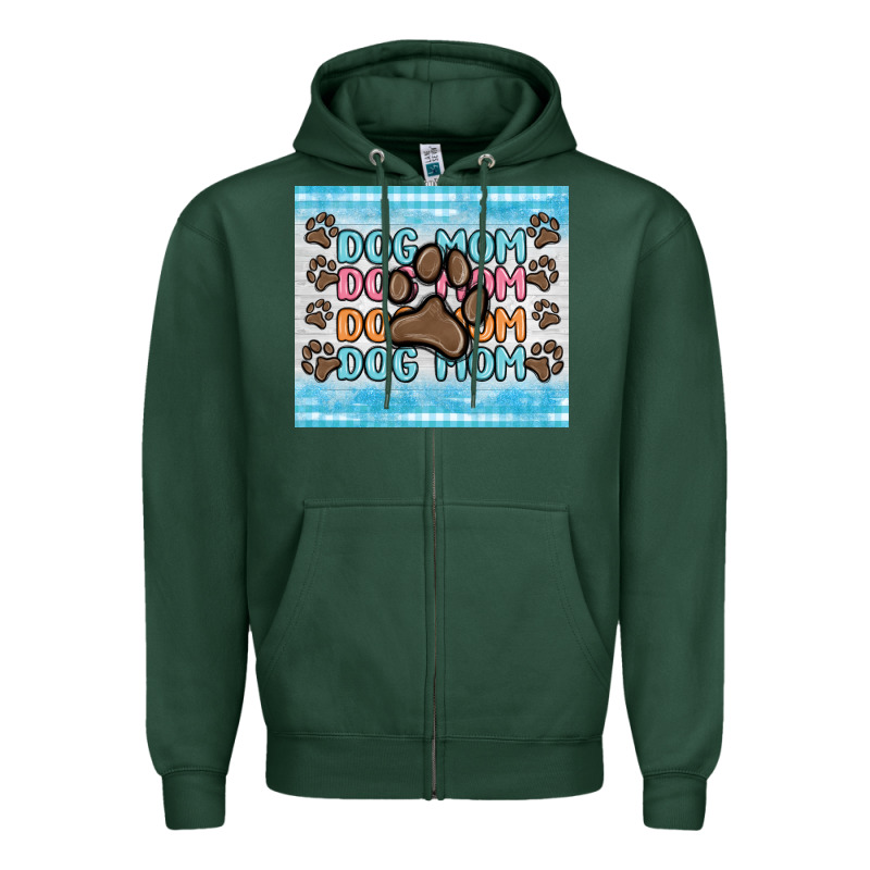 Dog Mom Zipper Hoodie by MaliasSmallBusiness | Teevron