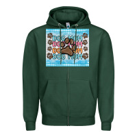 Sports Green dog mom Zipper Hoodie - MaliasSmallBusiness