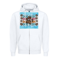 White dog mom Zipper Hoodie - MaliasSmallBusiness