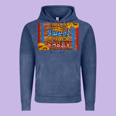 Usa Sweet And Sassy Skinny Metal Can Holder Vintage Hoodie Designed By Hra Design Shop