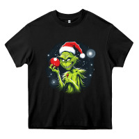 Black Grinch Heavy Core Tee - Unal Design