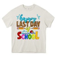 Cream happy last day of school Heavy Core Tee - Artiststas