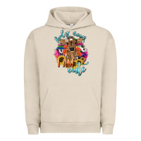 Pigment French Oak Holy cow i am cute baby cow Urban Hoodie - HowdyJamesFarm