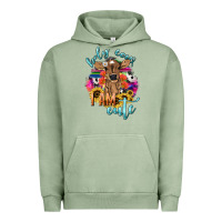 Pigment Oil Green Holy cow i am cute baby cow Urban Hoodie - HowdyJamesFarm