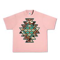 Salmon cowhide leopard gemstone aztec Urban Heavy Tee - JahusDesignShop