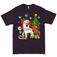 Plum Christmas unicorn Premium Tee - Zillion Design Studio