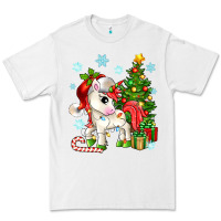 White Christmas unicorn Premium Tee - Zillion Design Studio
