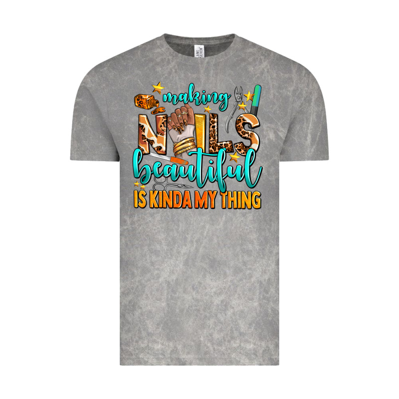 Making Nails Beautiful Is Kinda My Thing Vintage Tee by AdoDesignShop | Teevron