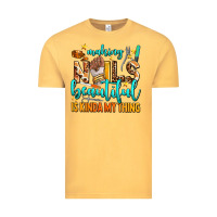 Vintage Mustard making nails beautiful is kinda my thing Vintage Tee - AdoDesignShop