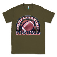Army Green football rainbow Classic Tee - JahusDesignShop