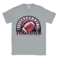 Heather Grey football rainbow Classic Tee - JahusDesignShop