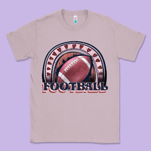 Football Rainbow Classic Tee Designed By Jahusdesignshop