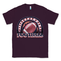 Plum football rainbow Classic Tee - JahusDesignShop