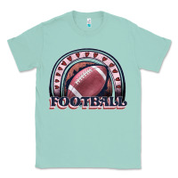 Seafoam football rainbow Classic Tee - JahusDesignShop