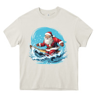 Cream happy santa Heavy Core Tee - Unal Design