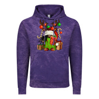 Cloud Purple christmas afro gnomes Vintage Hoodie - FaDigitalArtStudio